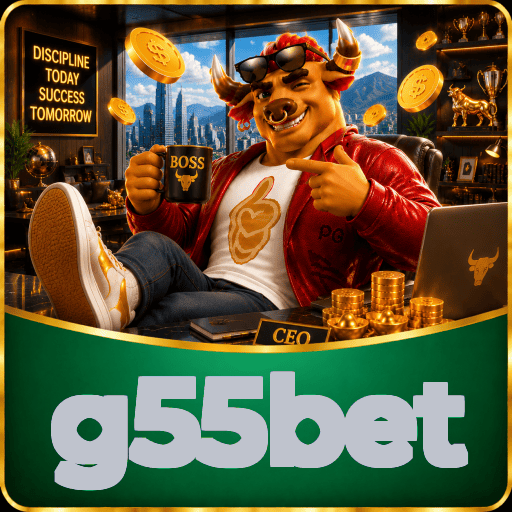 g55bet Logo - Bônus com Rollover Justo